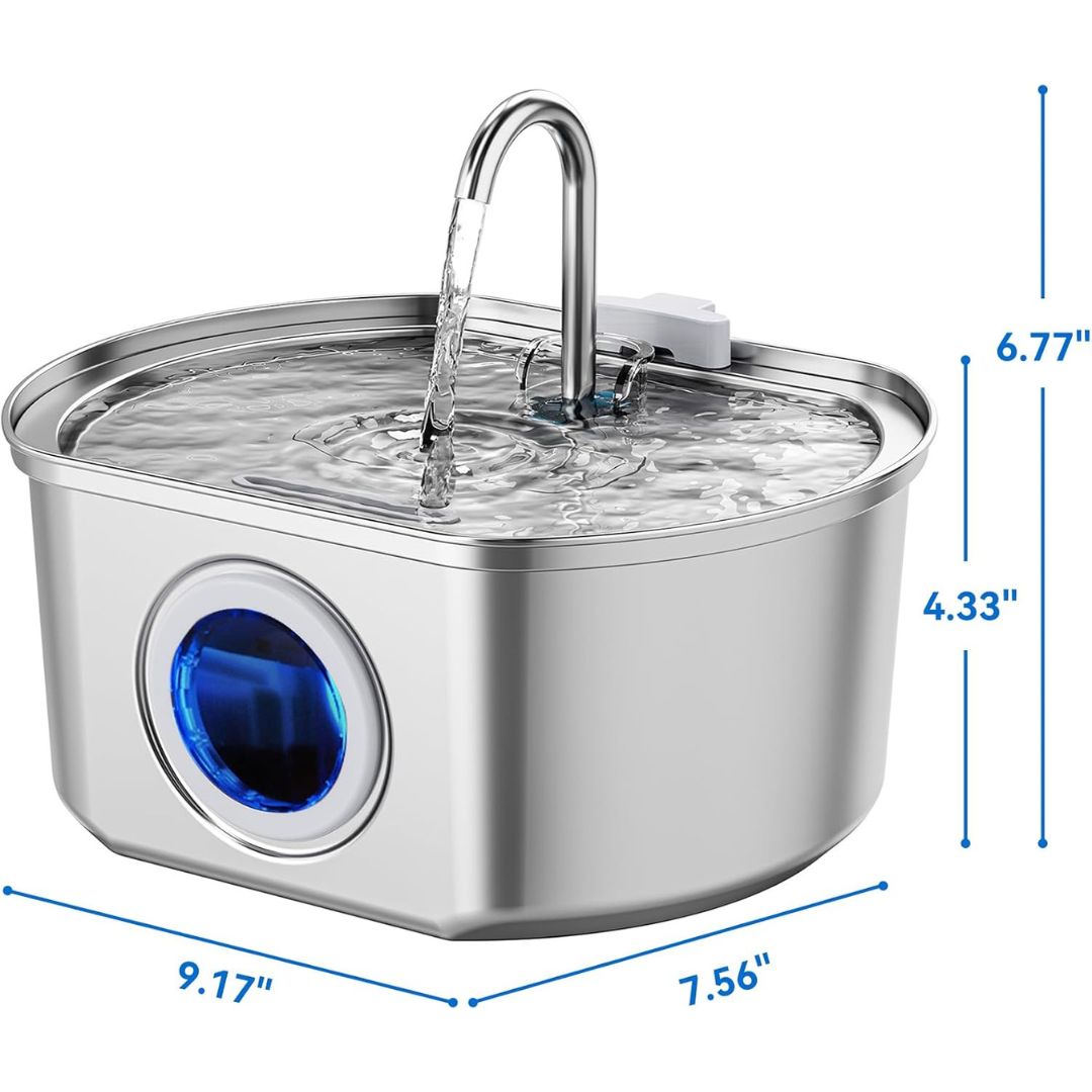 PawFlow™ Steel Water Dispenser
