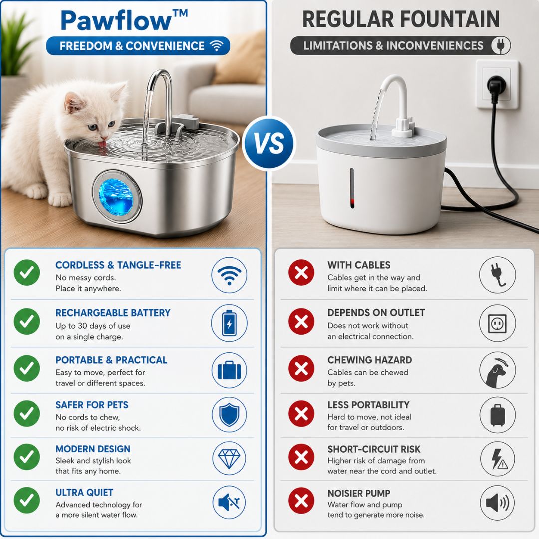 PawFlow™ Steel Water Dispenser