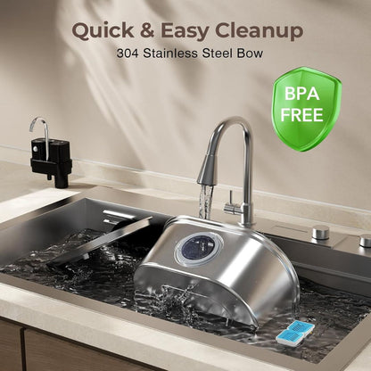 PawFlow™ Steel Water Dispenser
